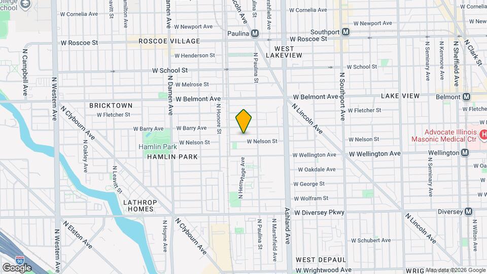 1730 W Nelson St Mapa y Detalles de la Ubicación