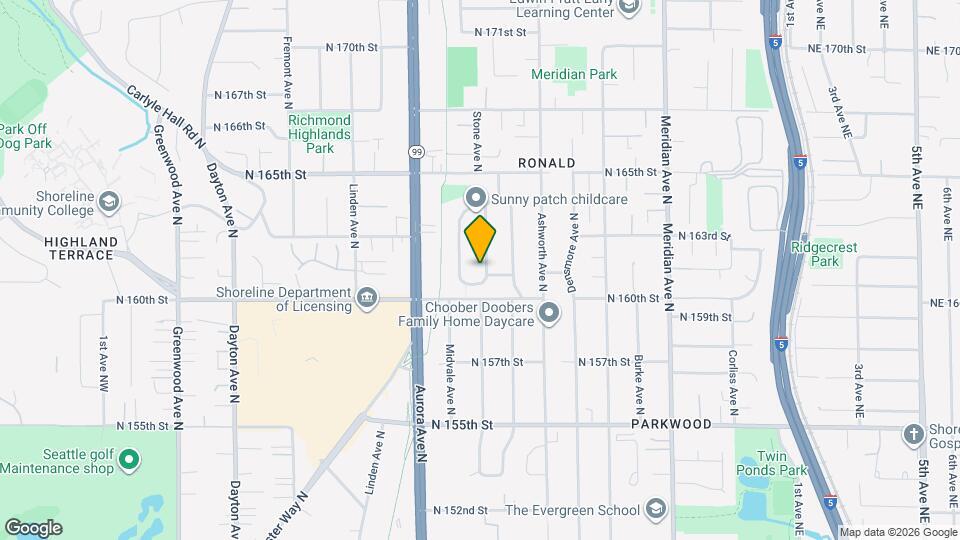 16111 Stone Ave N Map and Location Details