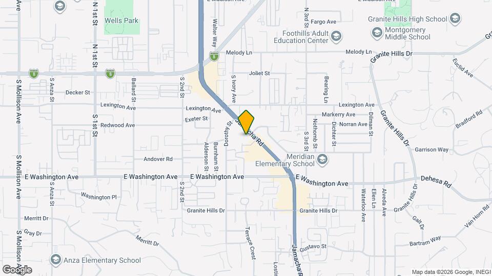 480 Jamacha Rd Map and Location Details