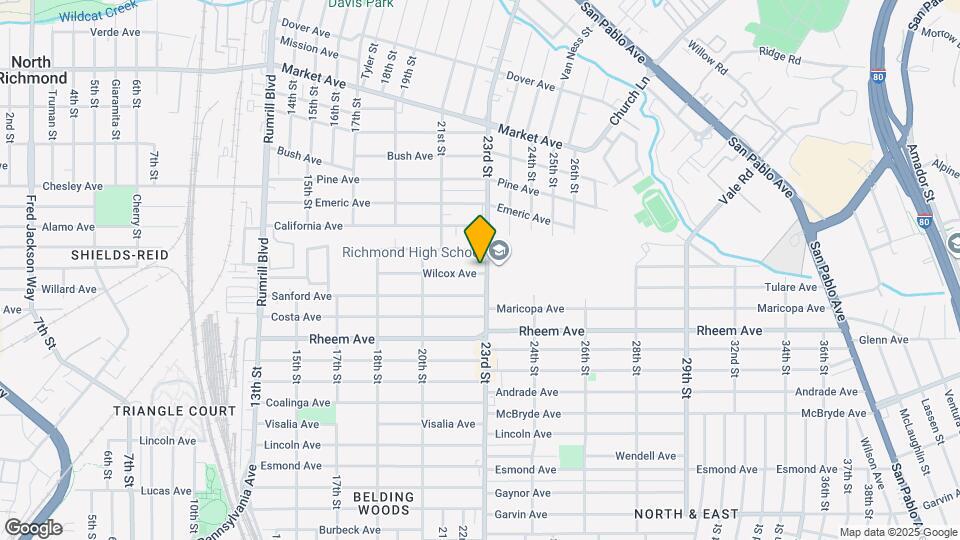 1247 23rd St Map and Location Details