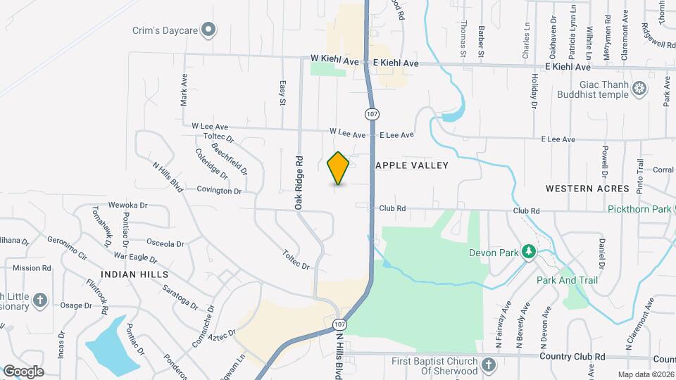 125 Almond Cove Map and Location Details