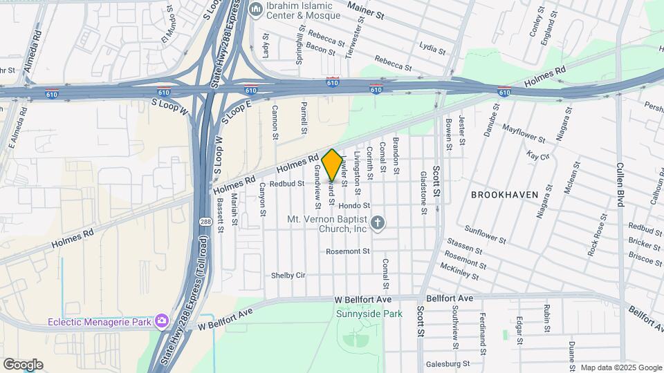 8005 Woodward St Map and Location Details