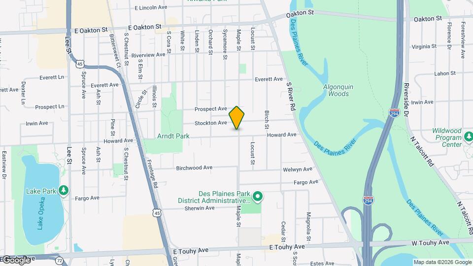 1798 Howard Ave Map and Location Details