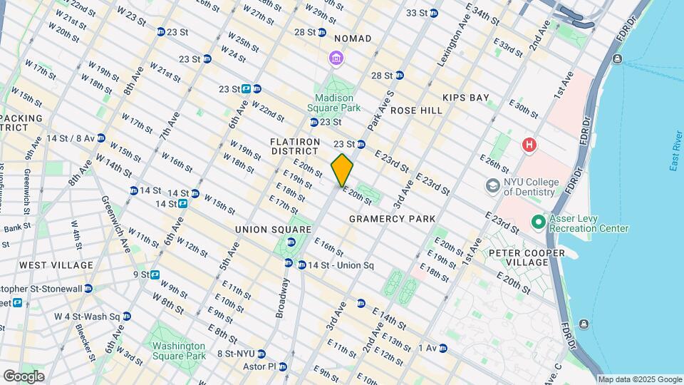 8 Gramercy Park Mapa y Detalles de la Ubicación