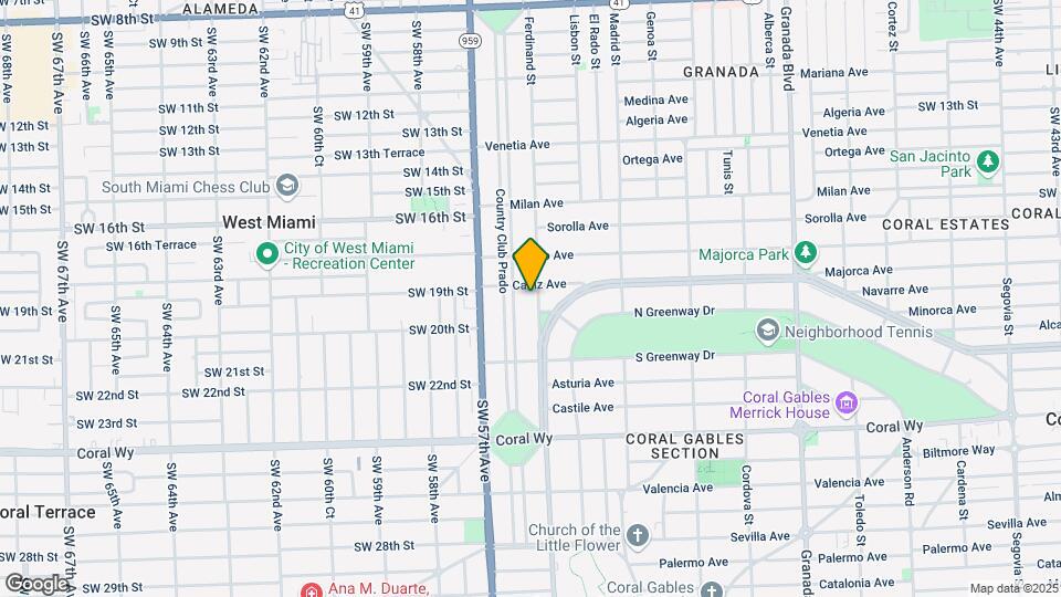 1910 Ferdinand St Map and Location Details