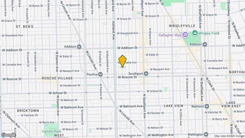 3455 N Bosworth Ave, Unit G01C Map and Location Details