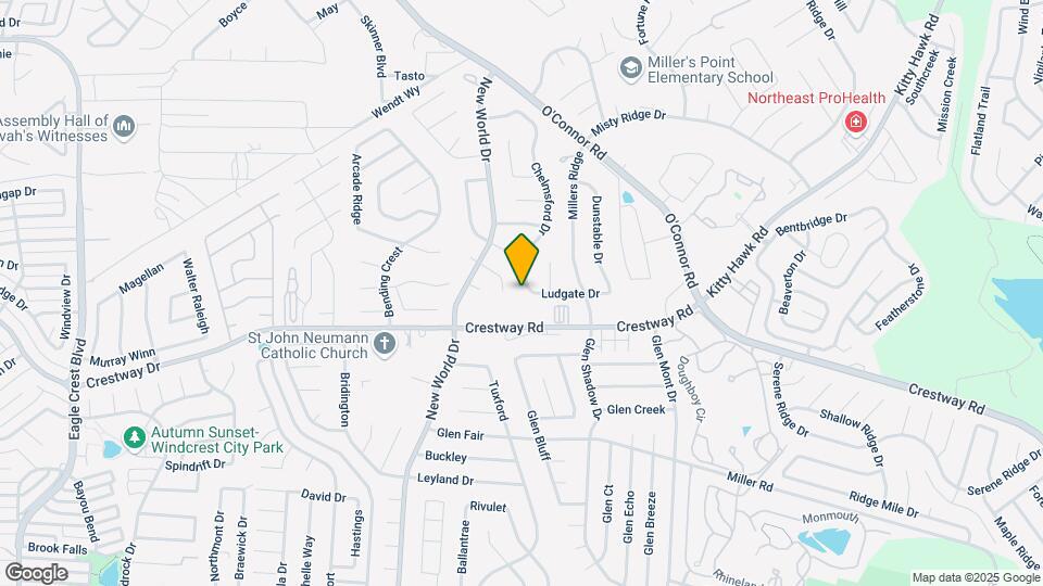 9501 Chelmsford Dr Map and Location Details
