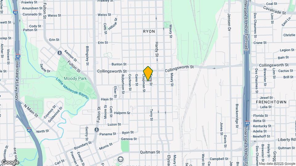 1411 Bigelow St Map and Location Details