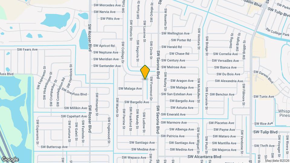 3201 SW Collings Dr Map and Location Details