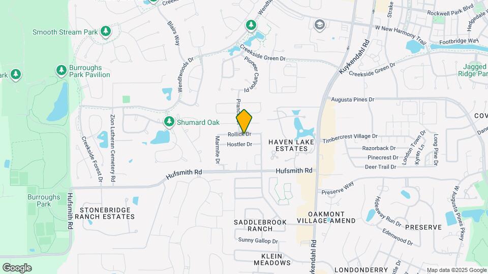 8815 Rollick Dr Map and Location Details