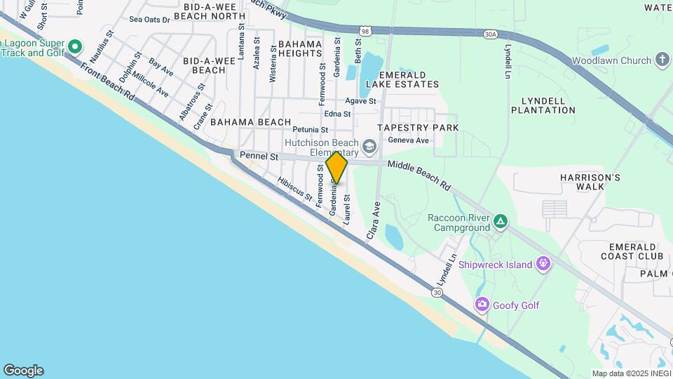 615 Gardenia St Map and Location Details