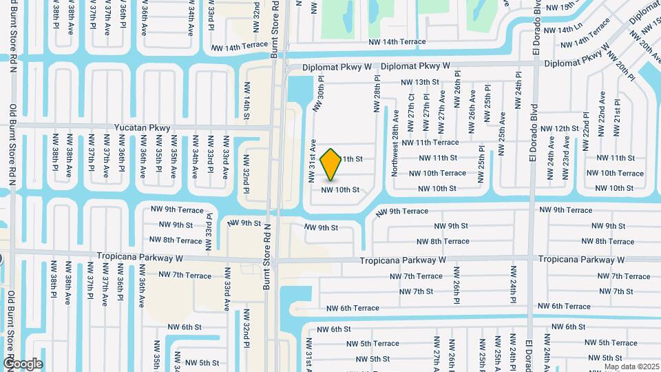 2923 NW 10th St Map and Location Details