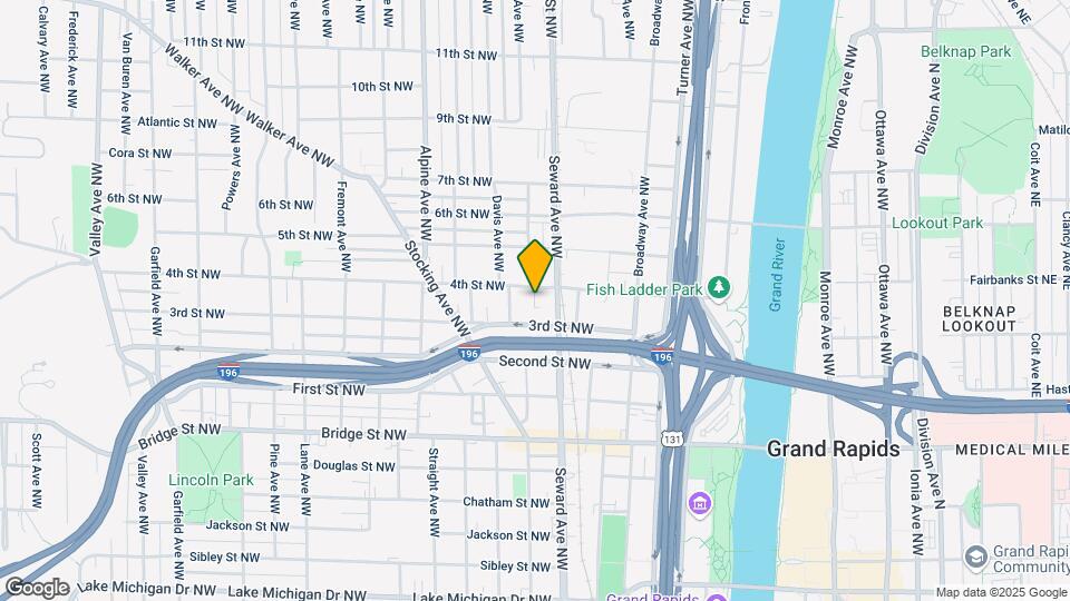 618 4th St NW, Unit 1 Map and Location Details
