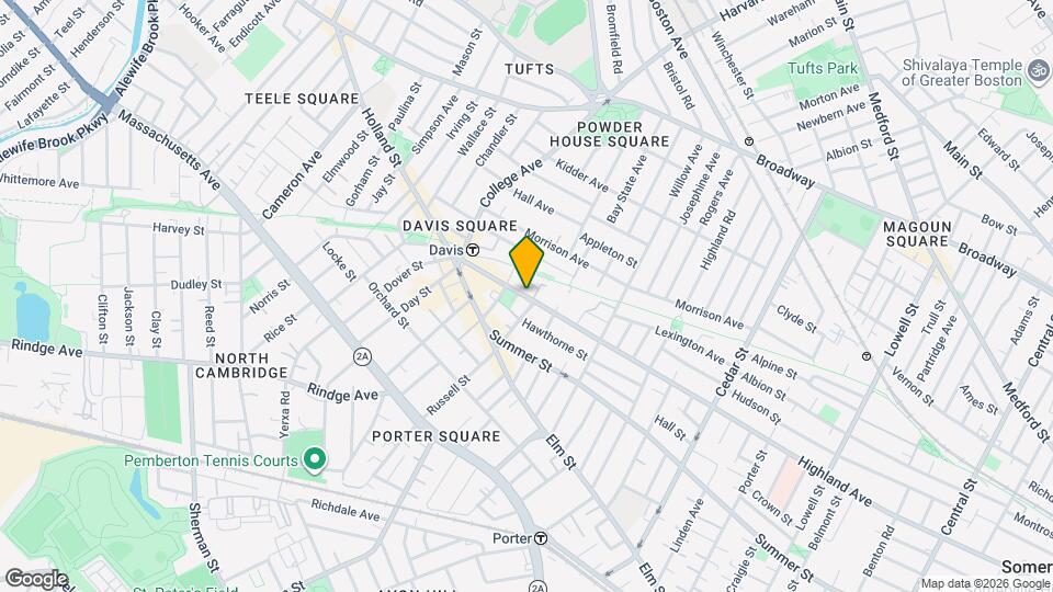 387 Highland Ave, Unit R Mapa y Detalles de la Ubicación