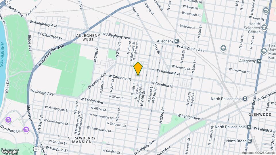 2910 N Taylor St Mapa y Detalles de la Ubicación