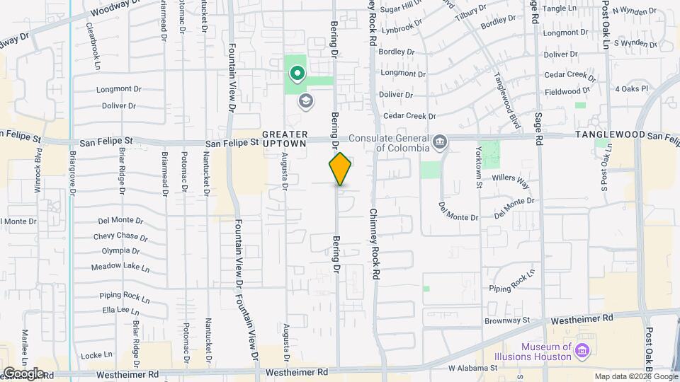 1829 Bering Dr Map and Location Details