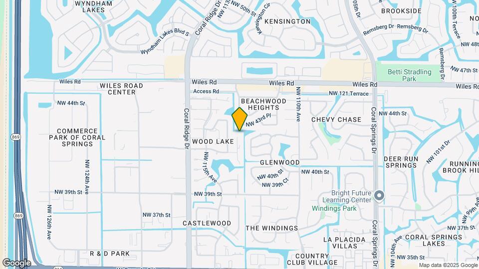 4181 NW 114th Ave-Unit -41H4 Map and Location Details