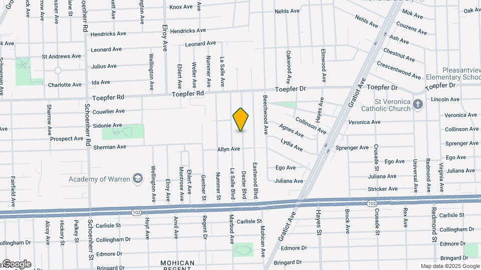 21155 Dexter Blvd Map and Location Details