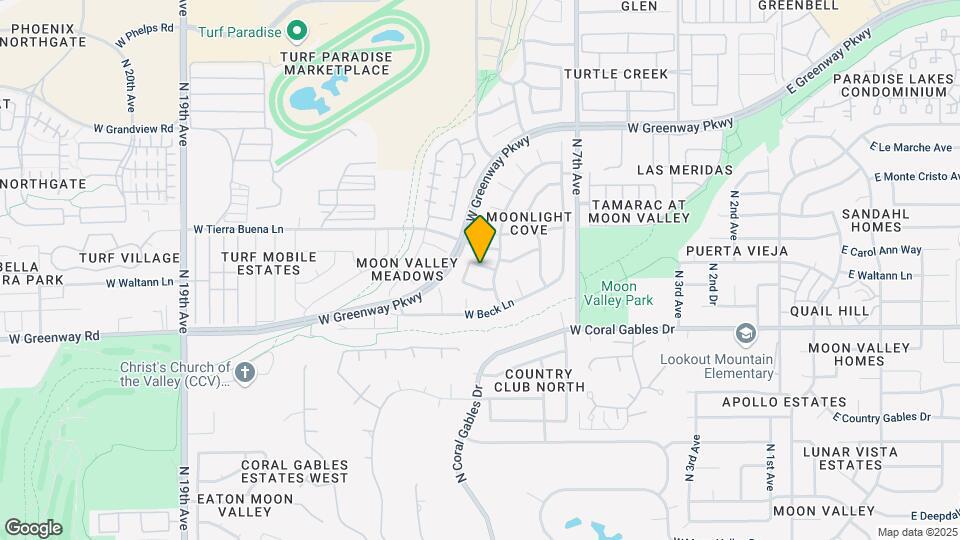 1115 W Waltann Ln Map and Location Details