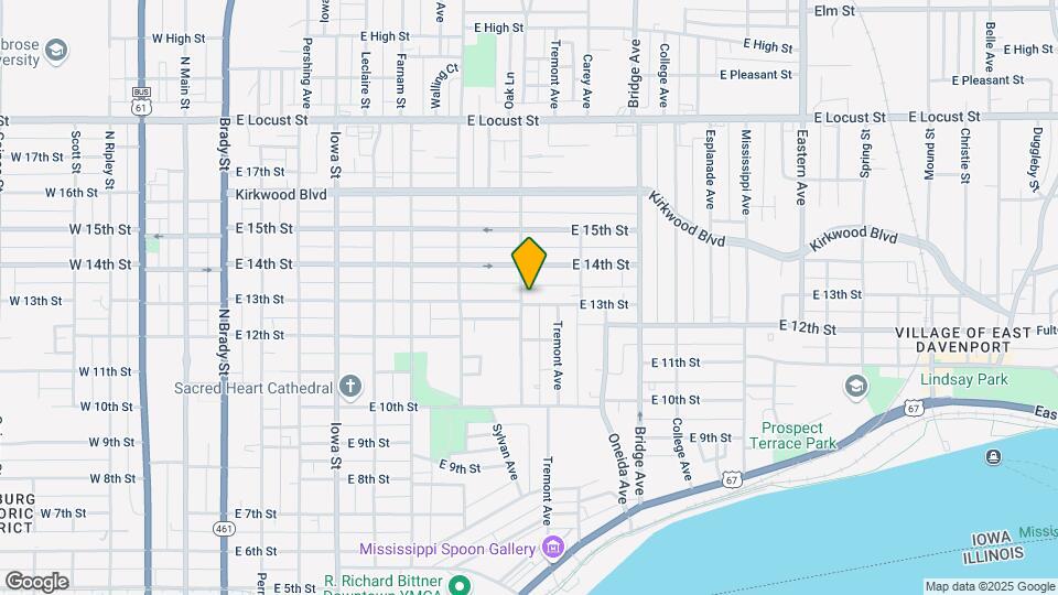 1301 Arlington Ave Map and Location Details