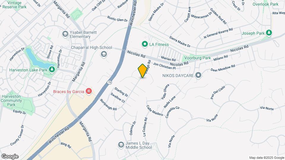 39784 Roripaugh Rd Mapa y Detalles de la Ubicación