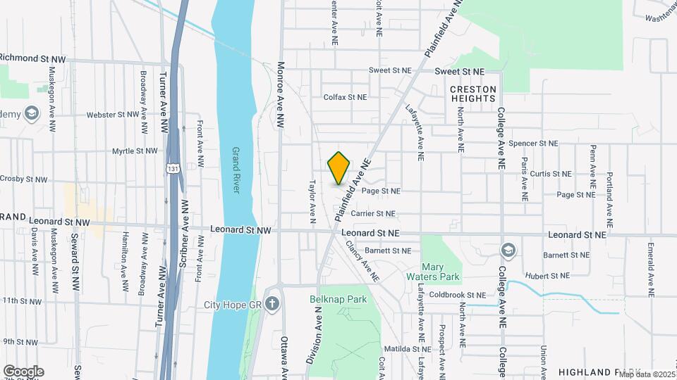 40 Page St NE Map and Location Details