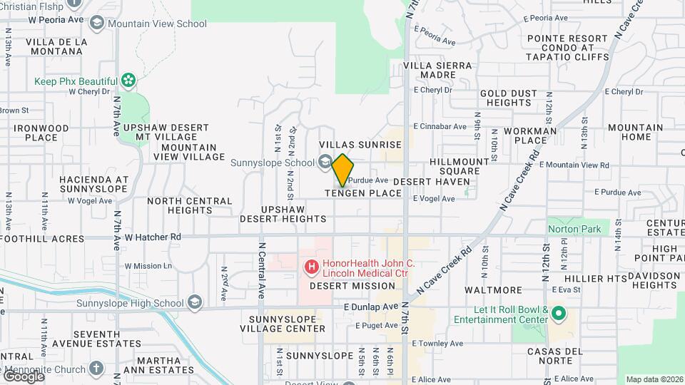 308 E Vogel Ave Map and Location Details