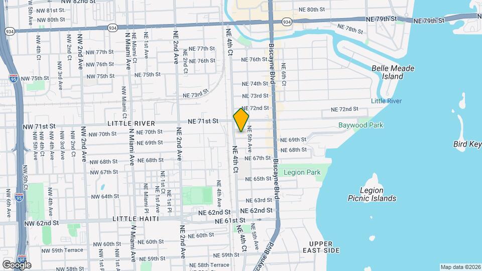 445 NE 69th St Mapa y Detalles de la Ubicación