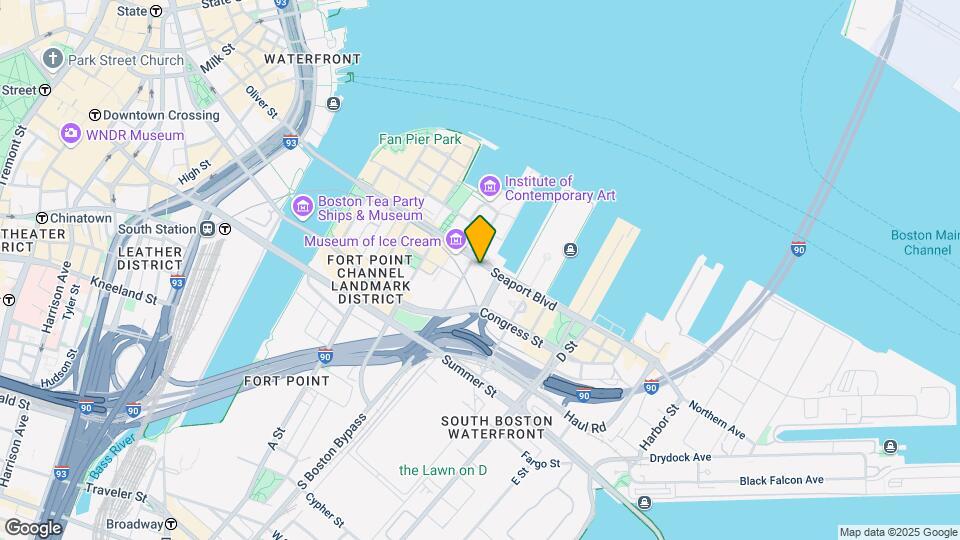 133 Seaport Blvd, Unit 1 Map and Location Details