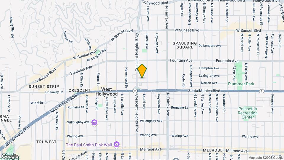 8017 Norton Ave Map and Location Details