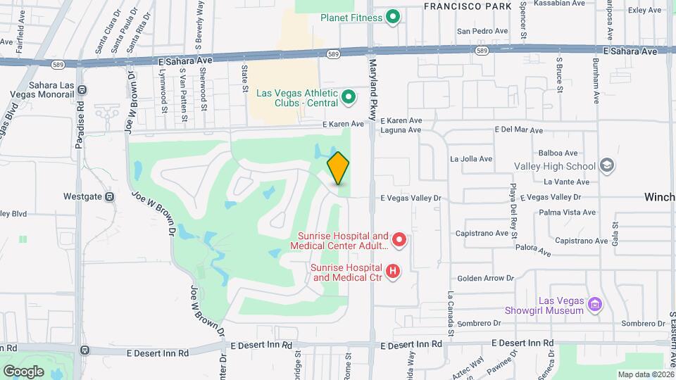 1114 Vegas Valley Dr Map and Location Details