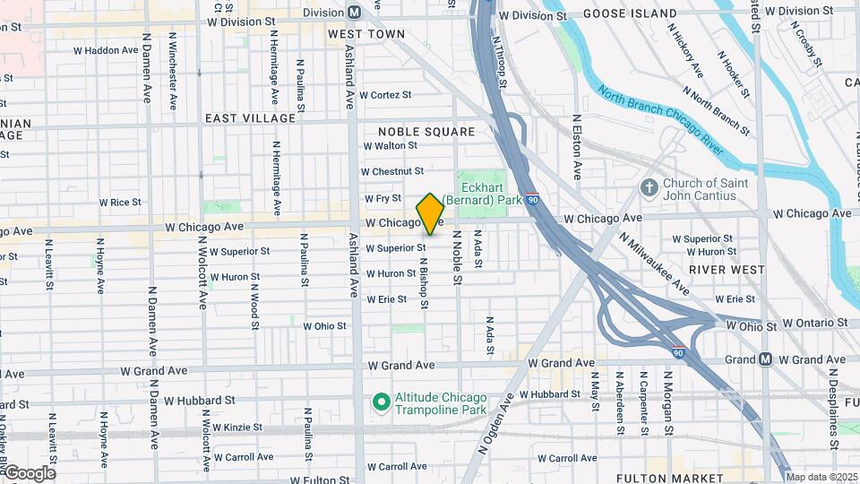 1430 W Superior St Map and Location Details