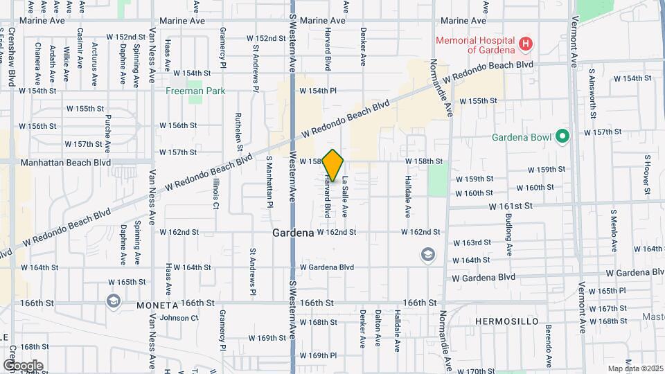 15910 S Harvard Blvd Mapa y Detalles de la Ubicación