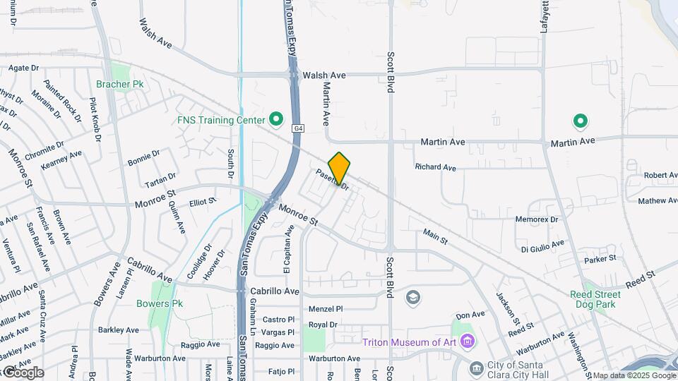 2293 Los Padres Blvd Map and Location Details