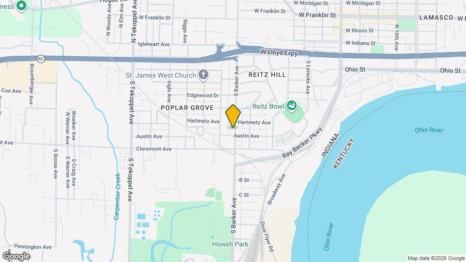 331 S Barker Ave Map and Location Details