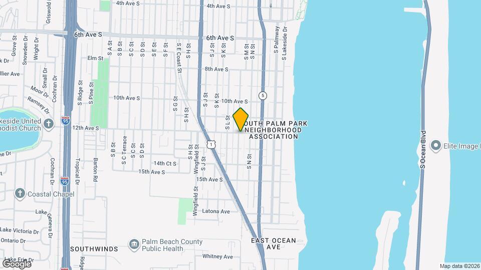 1202 S M St Map and Location Details