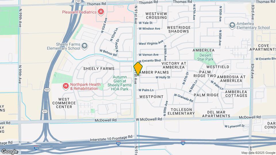 2046 N 90th Ln Map and Location Details