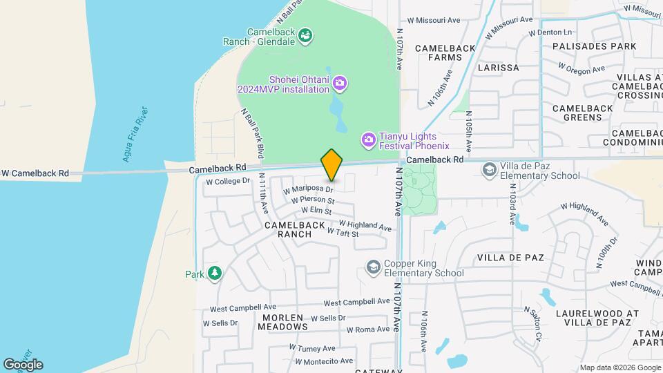 4912 N 109th Ave Mapa y Detalles de la Ubicación