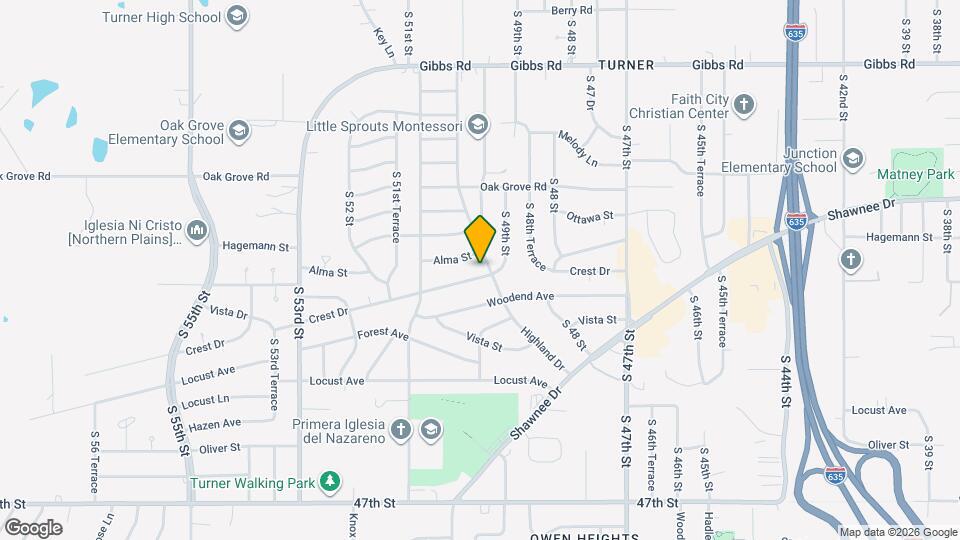 4906 Crest Dr Map and Location Details