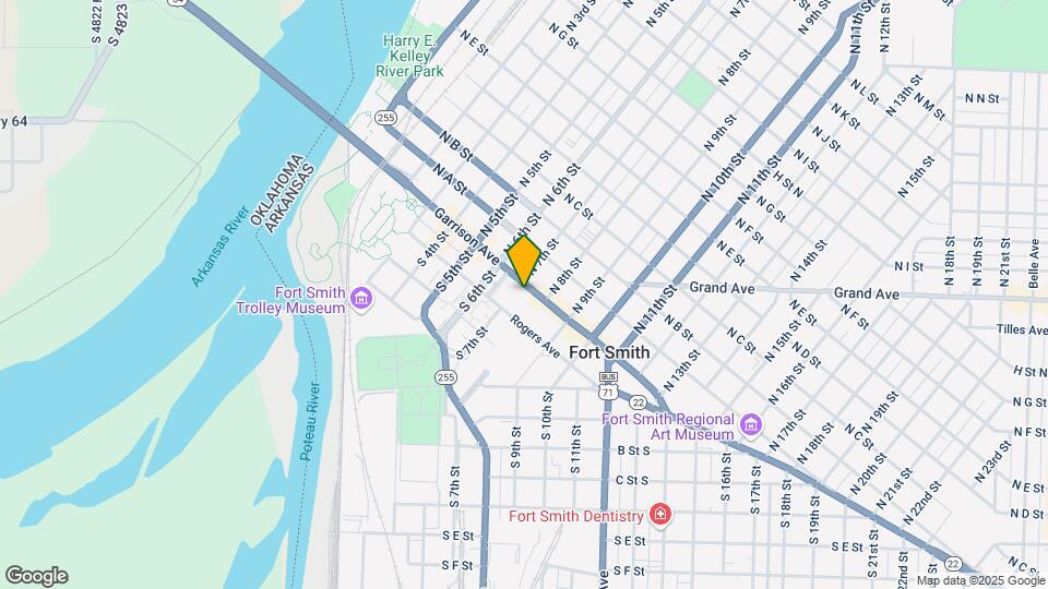 706 Garrison Ave, Unit Hooks Properties Map and Location Details