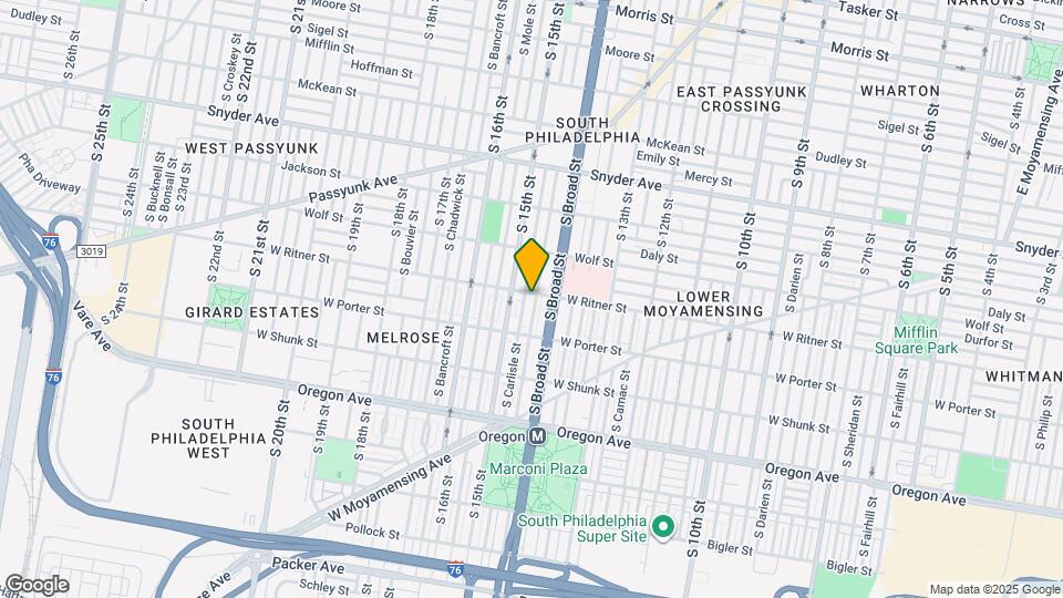 1418 W Ritner St Map and Location Details