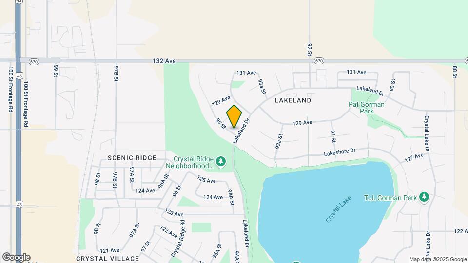 9450 Lakeland Dr Map and Location Details