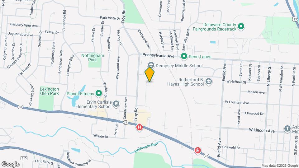 184 Northwood Dr Mapa y Detalles de la Ubicación