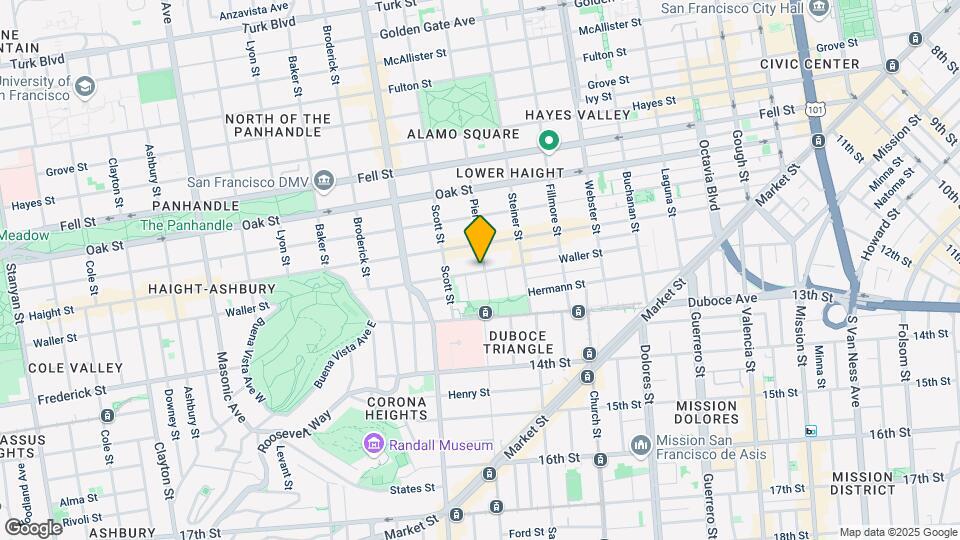 604 Waller St Map and Location Details