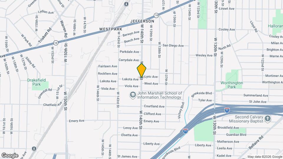13902 Lakota Ave, Unit 1404 Map and Location Details