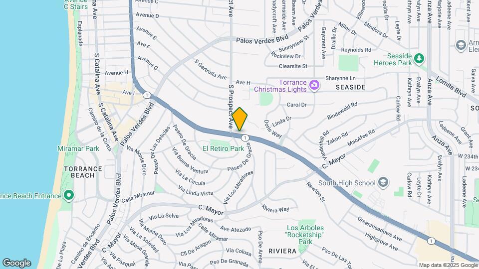 1920 S Pacific Coast Hwy, Unit 107 Mapa y Detalles de la Ubicación