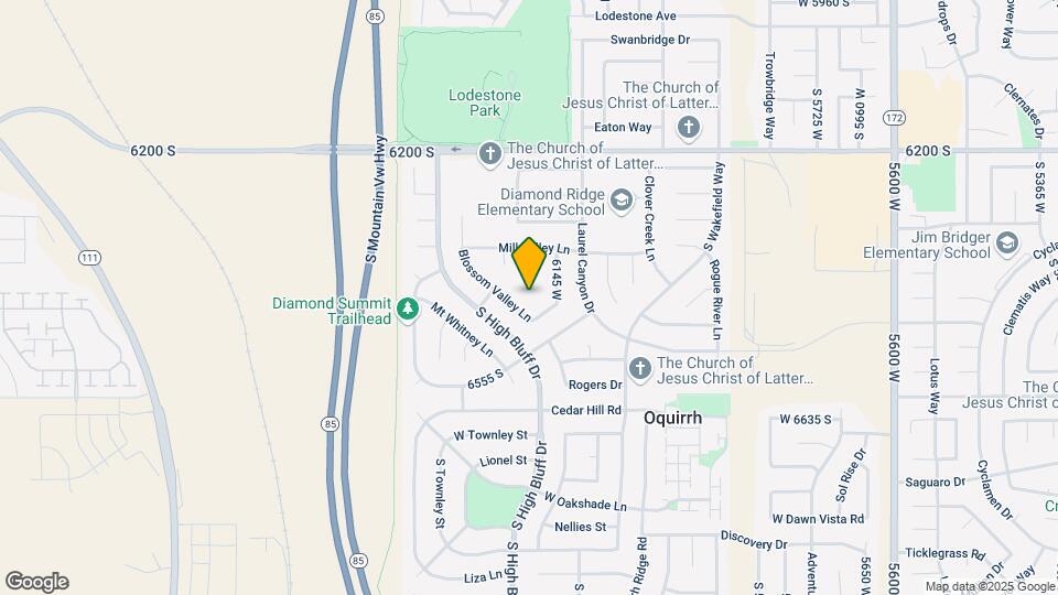 6428 S Gold Valley Ct Map and Location Details
