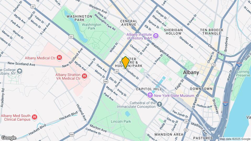 356 Hamilton St, Unit 1 Map and Location Details