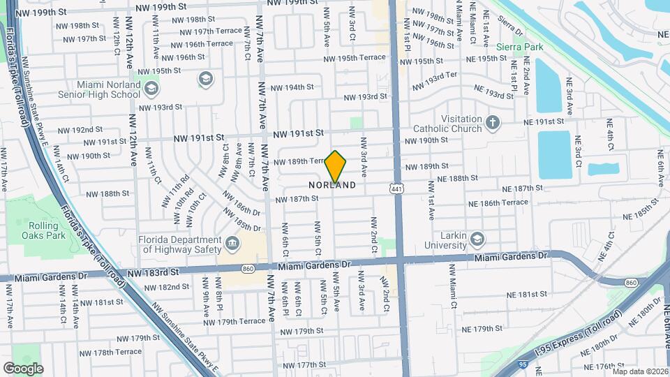 370 NW 188th St Map and Location Details