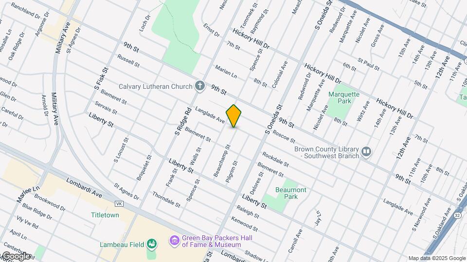 1213 Langlade Ave Map and Location Details